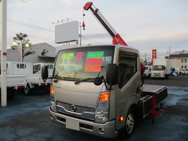 日産 アトラス 小型 クレーン付 横置簡易クレーン 3段の中古トラック画像1