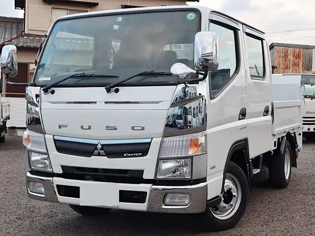 三菱 キャンター 小型 平ボディ Wキャブ パワーゲート の中古トラック【車両No.138887】