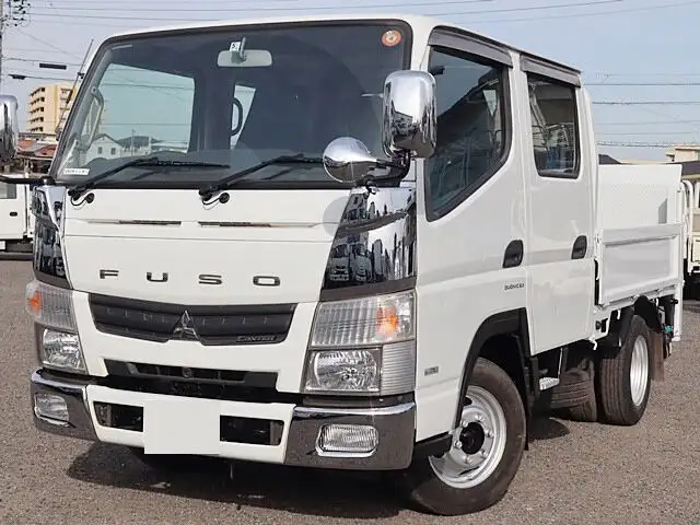 三菱 キャンター 小型 平ボディ Wキャブ パワーゲート の中古トラック【車両No.138888】