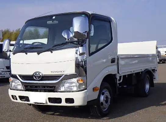トヨタ トヨエース 小型 平ボディ パワーゲート 床鉄板の中古トラック画像1