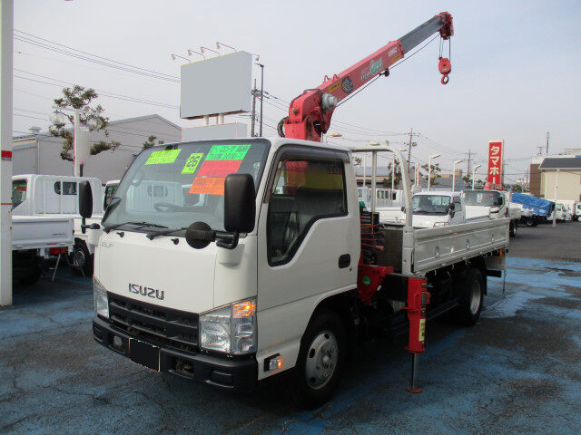 いすゞ エルフ 小型 クレーン付 標準ロング TKG-NKR85AR