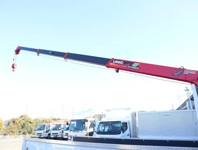 三菱 キャンター 小型 車両重機運搬 4段クレーン ラジコンの中古トラック画像10