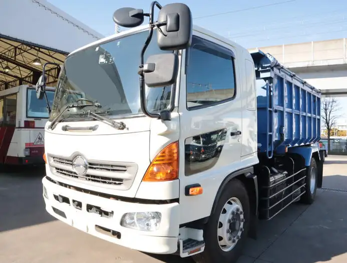 日野 レンジャー 中型/増トン ダンプ 土砂禁 天蓋付き の中古トラック【車両No.138919】