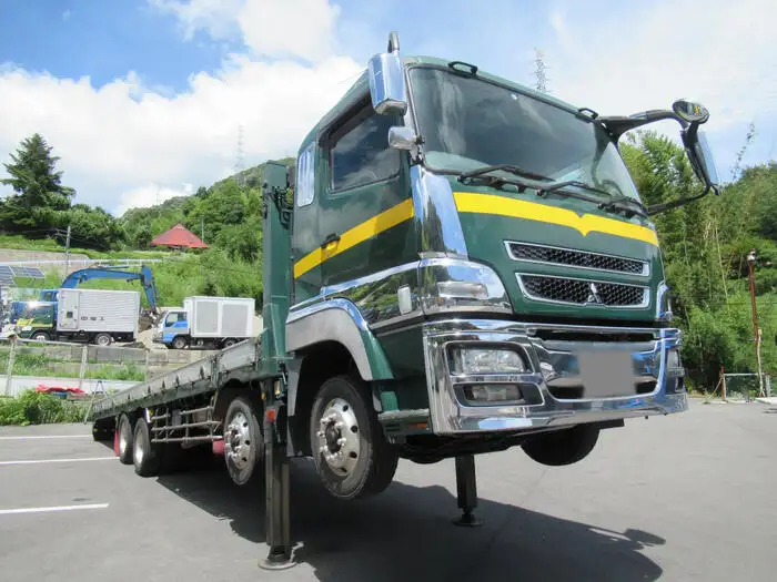 三菱 スーパーグレート 大型 車両重機運搬 ラジコン ウインチの中古トラック画像4