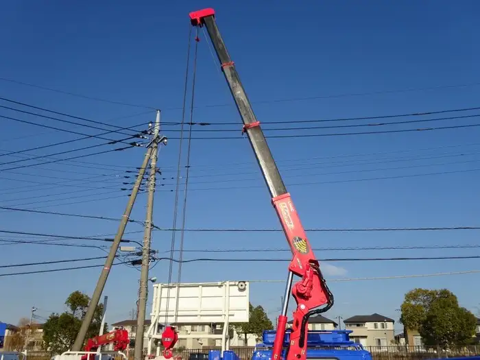 いすゞ エルフ 小型 ダンプ 土砂禁 クレーン付きの中古トラック画像14