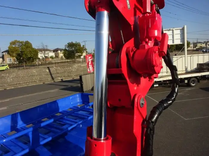 いすゞ エルフ 小型 ダンプ 土砂禁 クレーン付きの中古トラック画像16