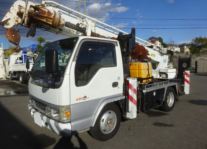 いすゞ エルフ 小型 高所・建柱車 建柱車 KR-NKR81E3N