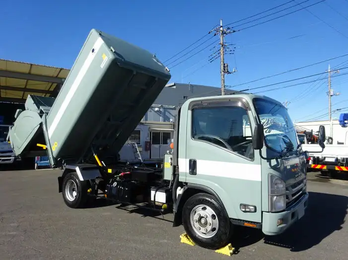 いすゞ エルフ 小型 パッカー車 回転ダンプ式 TKG-NPR85YNの中古トラック画像2