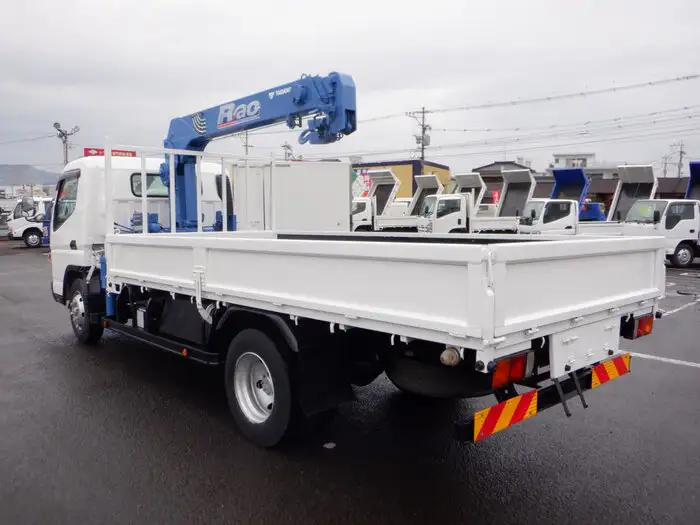 三菱 キャンター 小型 クレーン付 床鉄板 3段の中古トラック画像3