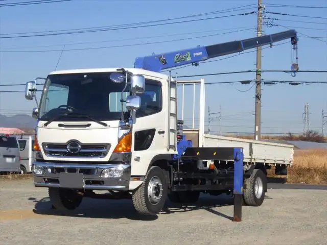 日野 レンジャー 中型/増トン クレーン付 ラジコン フックインの中古トラック画像1
