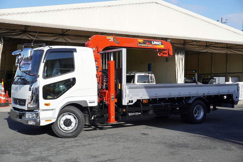 三菱 ファイター 中型/増トン 車両重機運搬 セルフローダー 2KG-FK62FZ