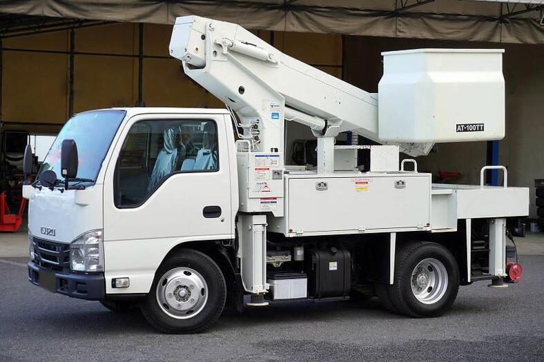 いすゞ エルフ 小型 高所・建柱車 高所作業車 TPG-NKR85AN