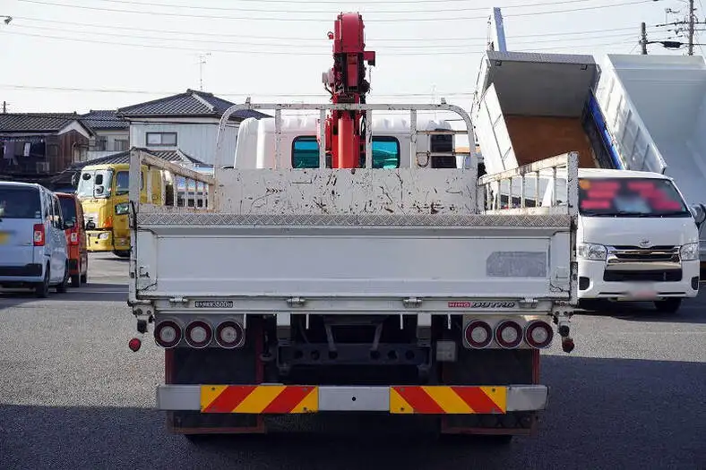 日野 デュトロ 小型 クレーン付 床鉄板 3段の中古トラック画像3
