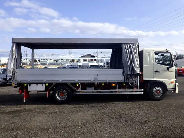 日野 レンジャー 中型/増トン 平ボディ 幌 床鉄板の中古トラック画像5