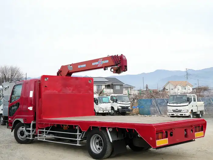 三菱 ファイター 中型/増トン 車両重機運搬 4段クレーン ラジコンの中古トラック画像5