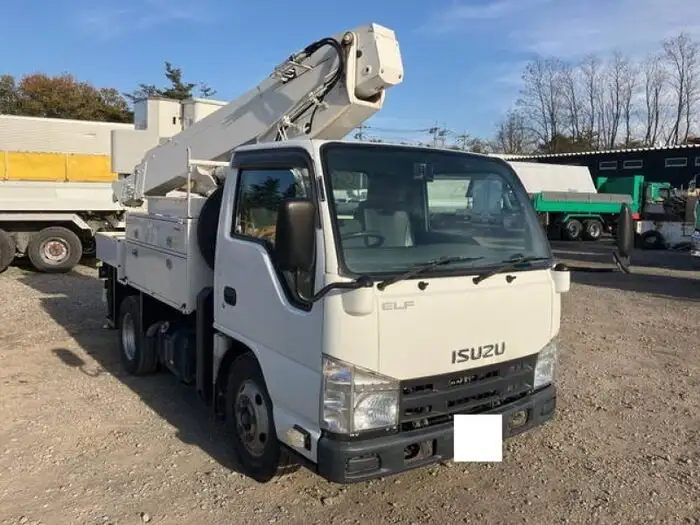 いすゞ エルフ 小型 高所・建柱車 高所作業車 電工仕様の中古トラック画像2
