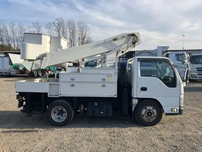 いすゞ エルフ 小型 高所・建柱車 高所作業車 電工仕様の中古トラック画像5