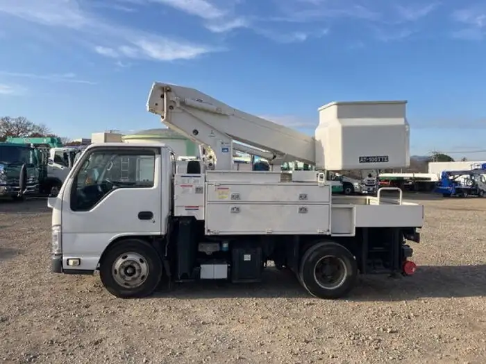いすゞ エルフ 小型 高所・建柱車 高所作業車 電工仕様の中古トラック画像6