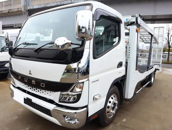 三菱 キャンター 小型 車両重機運搬 ラジコン ウインチの中古トラック画像1