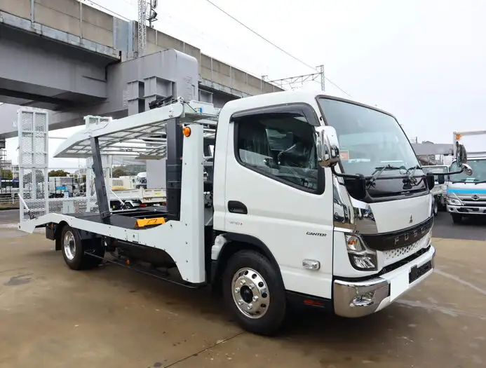 三菱 キャンター 小型 車両重機運搬 ラジコン ウインチの中古トラック画像2