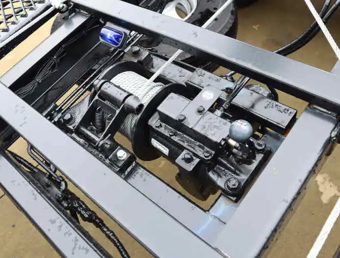 三菱 キャンター 小型 車両重機運搬 ラジコン ウインチの中古トラック画像10