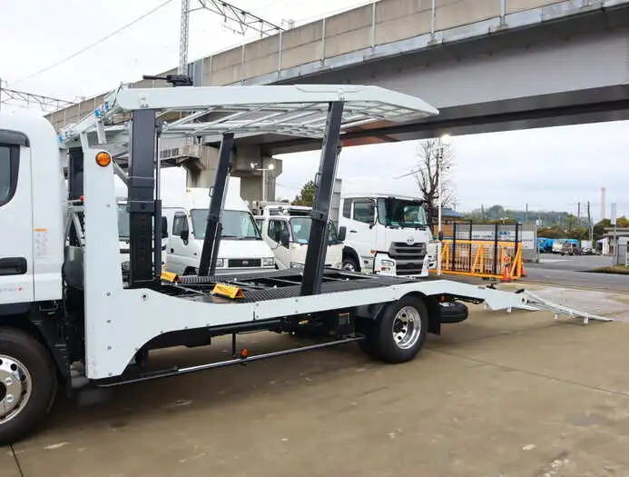 三菱 キャンター 小型 車両重機運搬 ラジコン ウインチの中古トラック画像11
