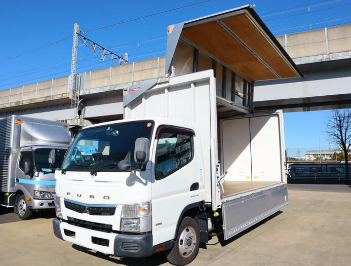 三菱 キャンター 小型 ウイング ワイドロング TPG-FEB50