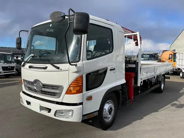 日野 レンジャー 中型/増トン クレーン付 4段 ラジコンの中古トラック画像1