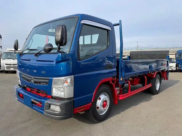 三菱 キャンター 小型 平ボディ パワーゲート SKG-FEB90の中古トラック画像1