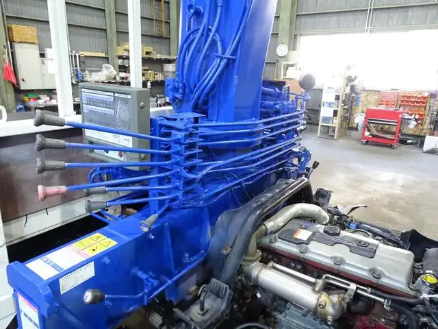 トヨタ トヨエース 小型 クレーン付 床鉄板 3段の中古トラック画像9