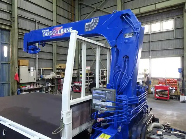 トヨタ トヨエース 小型 クレーン付 床鉄板 3段の中古トラック画像8