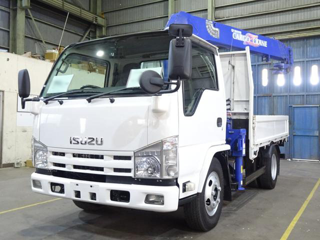いすゞ エルフ 小型 クレーン付 ショート BKG-NKR85N