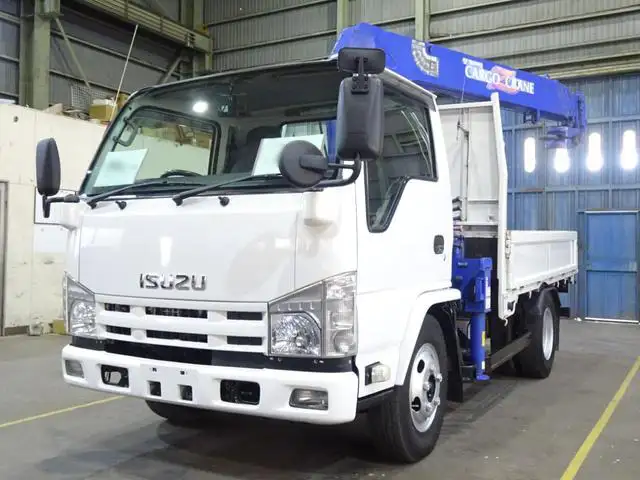 いすゞ エルフ 小型 クレーン付 4段 ラジコン の中古トラック【車両No.139597】