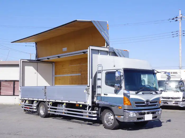 日野 レンジャー 中型/増トン ウイング エアサス QKG-FE7JMAGの中古トラック画像2