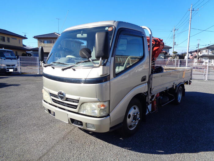 日野 デュトロ 小型 クレーン付 セミロング BDG-XZU338M