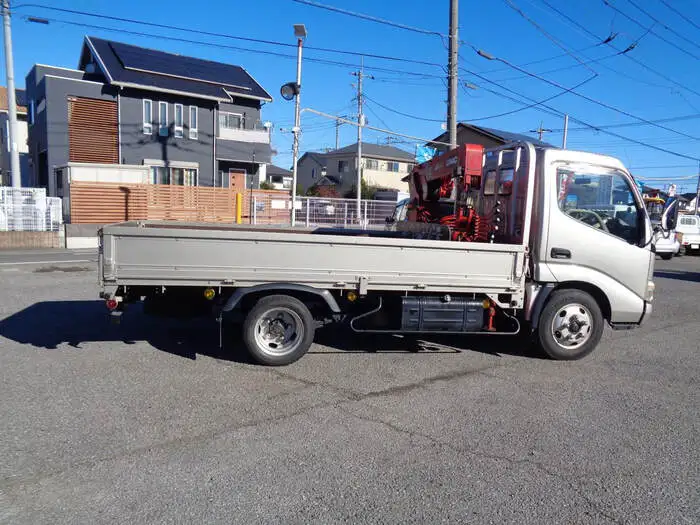 日野 デュトロ 小型 クレーン付 横置簡易クレーン 床鉄板の中古トラック画像4