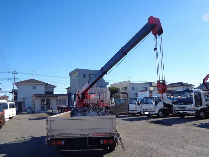 日野 デュトロ 小型 クレーン付 横置簡易クレーン 床鉄板の中古トラック画像7