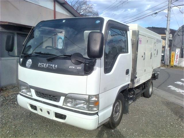 いすゞ エルフ 小型 タンク車 高圧洗浄車 ｜画像1