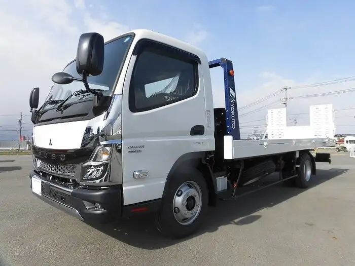 三菱 キャンター 小型 車両重機運搬 ラジコン ウインチの中古トラック画像1