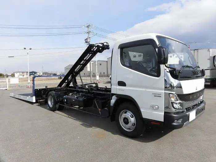 三菱 キャンター 小型 車両重機運搬 ラジコン ウインチの中古トラック画像2