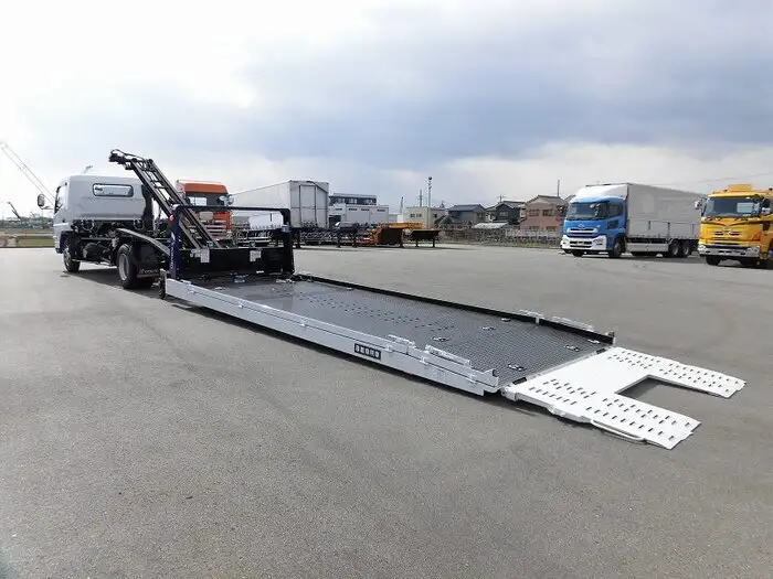 三菱 キャンター 小型 車両重機運搬 ラジコン ウインチの中古トラック画像5