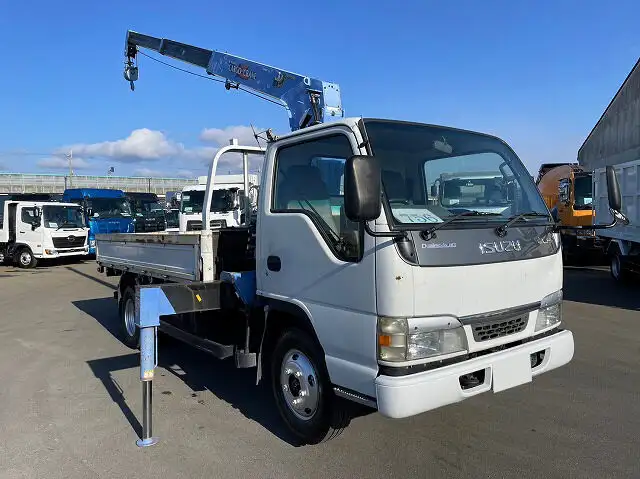いすゞ エルフ 小型 クレーン付 3段 ラジコンの中古トラック画像2