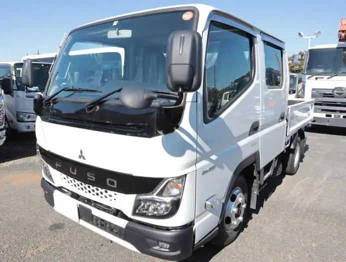 三菱 キャンター 小型 平ボディ Wキャブ 2RG-FBA20の中古トラック画像1