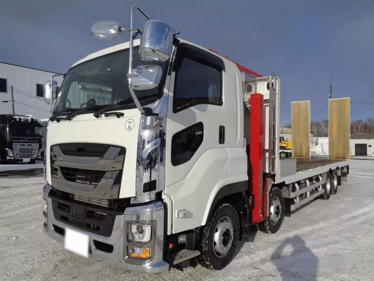 いすゞ ギガ 大型 車両重機運搬 セルフローダー 2PG-CYH77C