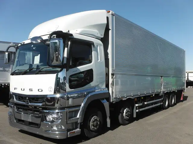 三菱 スーパーグレート 大型 ウイング エアサス ベッド の中古トラック【車両No.139757】