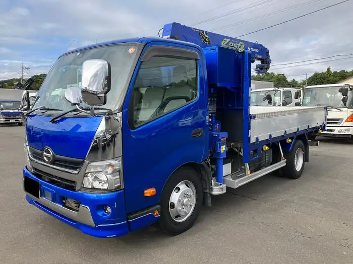 日野 デュトロ 小型 クレーン付 アルミブロック 4段の中古トラック画像1