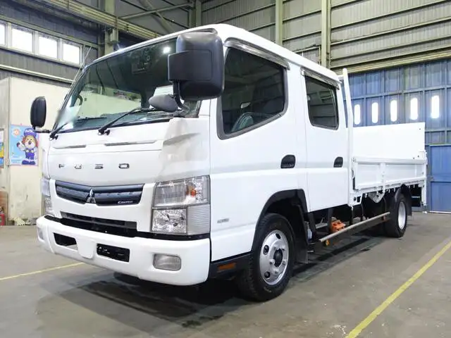 三菱 キャンター 小型 平ボディ Wキャブ パワーゲート の中古トラック【車両No.140271】