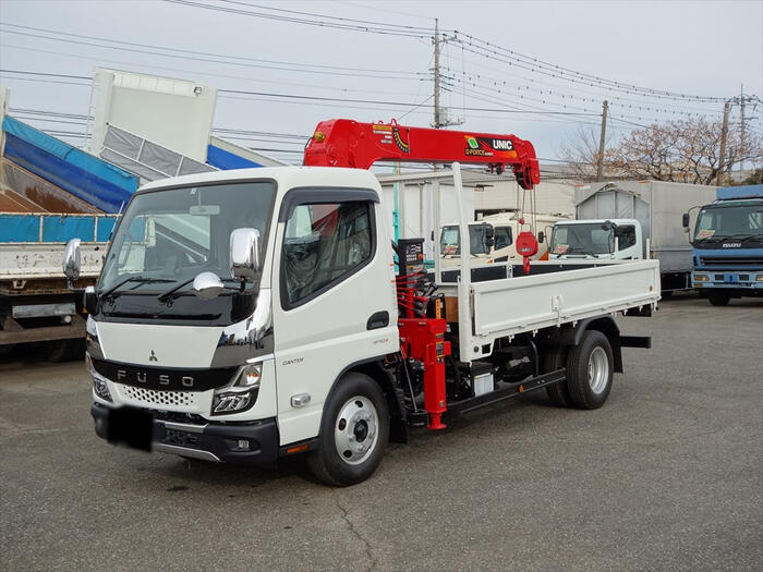 三菱 キャンター 小型 クレーン付 標準ロング