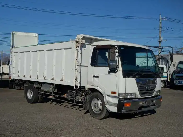 日産UD コンドル 中型/増トン ダンプ 土砂禁 ステンレス張りの中古トラック画像2