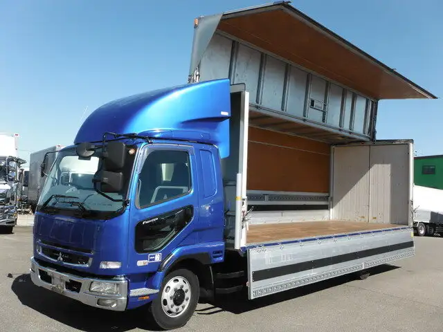 三菱 ファイター 中型/増トン ウイング エアサス ベッドの中古トラック画像6